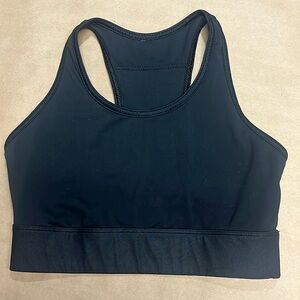 Fabletics Black Sports Bra Small